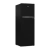 beko-refrigerator-340-liters-no-frost-2-doors-top-freezer-black-color-model-rdne340k22b-angle2