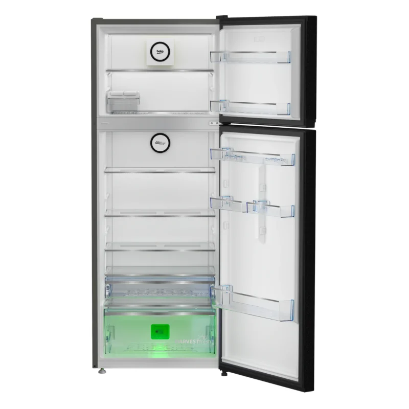 beko-refrigerator-445-liters-no-frost-2-doors-top-freezer-black-model-rdne455m20xbidb-angle6
