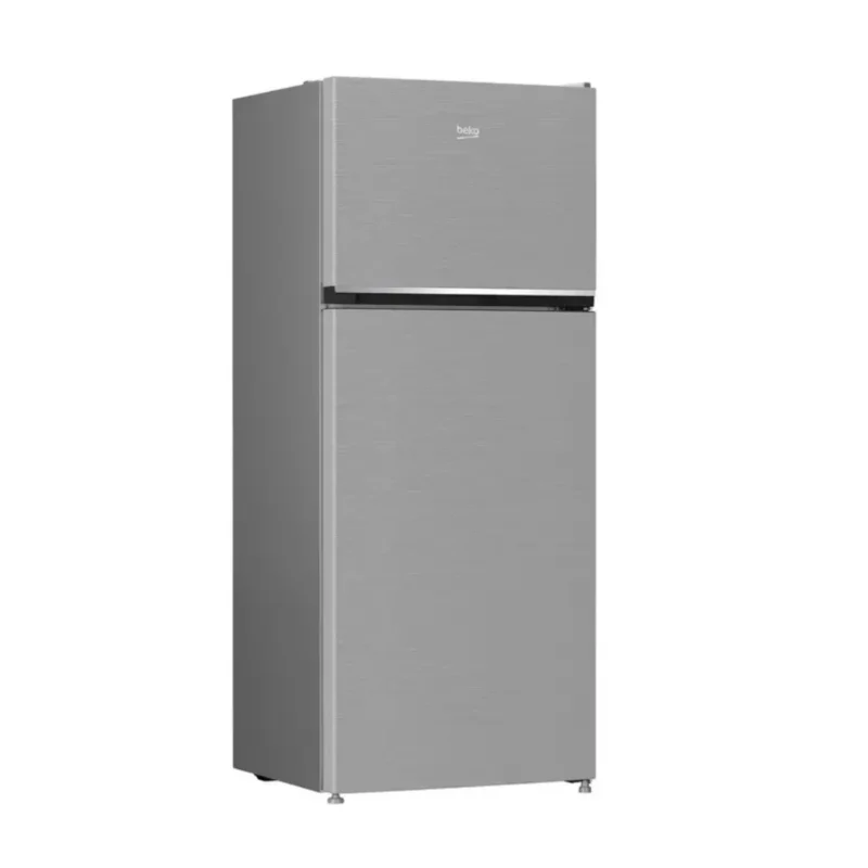 beko-refrigerator-455-liters-no-frost-2-doors-top-freezer-silver-color-model-rdne455mk-angle2