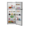 beko-refrigerator-455-liters-no-frost-2-doors-top-freezer-silver-color-model-rdne455mk-angle3
