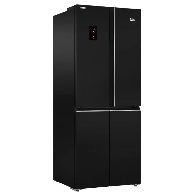 beko-refrigerator-480-liters-no-frost-4-doors-bottom-freezer-black-model-gne480e20zbh-angle2