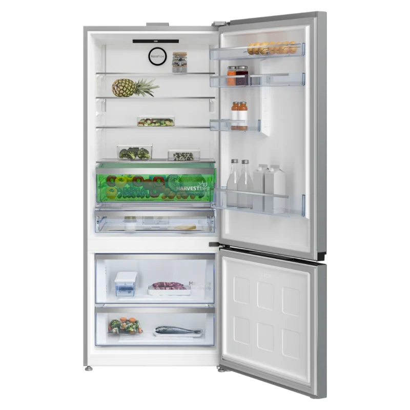 beko-refrigerator-590-liters-no-frost-2-doors-bottom-freezer-stainless-color-model-rcne590e35zxp2-angle5
