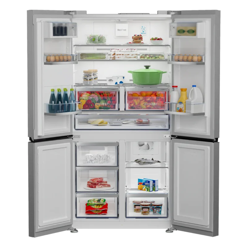 beko-refrigerator-624-liters-no-frost-4-doors-multi-door-stainless-color-model-gne134626zxh-angle3