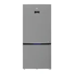 beko-refrigerator-646-liters-no-frost-2-doors-bottom-freezer-stainless-color-model-rcne690e20dzxp-angle1