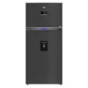 beko-refrigerator-650-liters-no-frost-2-doors-top-freezer-dark-inox-color-model-rdne650e60zxr-angle1