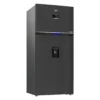 beko-refrigerator-650-liters-no-frost-2-doors-top-freezer-dark-inox-color-model-rdne650e60zxr-angle2