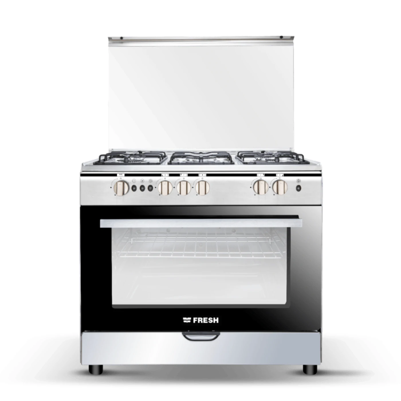 fresh-professional-digital-gas-cooker-5-burners-9060-digital-screen-and-full-control-angle1