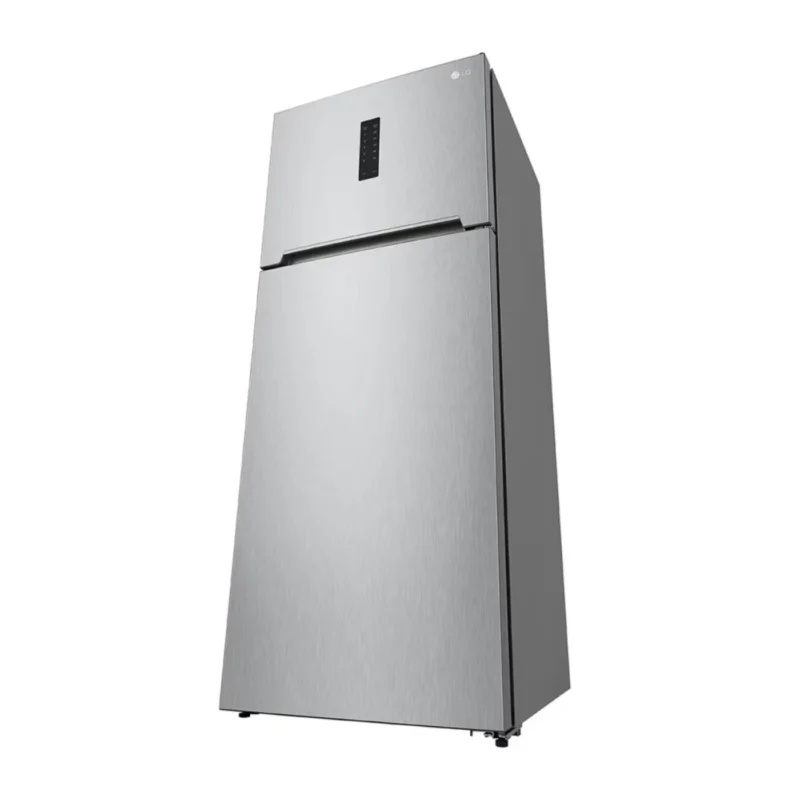 lg-refrigerator-401-liters-no-frost-2-doors-top-freezer-silver-model-gtf402ssan-angle15