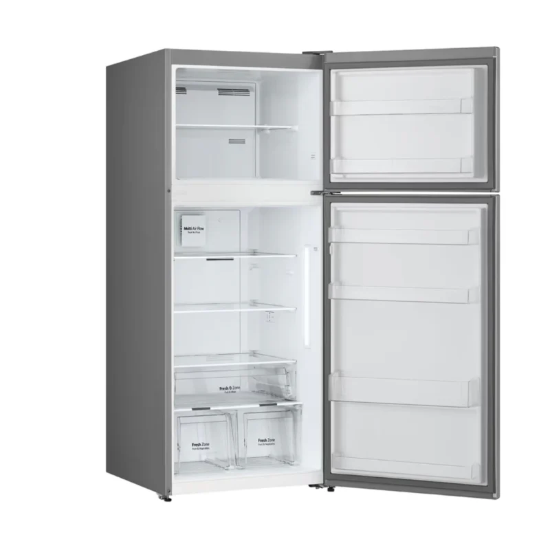 lg-refrigerator-401-liters-no-frost-2-doors-top-freezer-silver-model-gtf402ssan-angle8