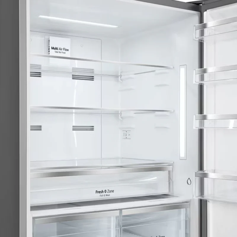 lg-refrigerator-588-liters-no-frost-2-doors-bottom-freezer-silver-model-gtf569pvam-angle10