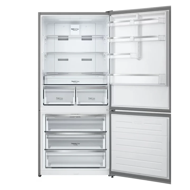 lg-refrigerator-588-liters-no-frost-2-doors-bottom-freezer-silver-model-gtf569pvam-angle14
