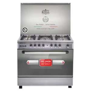 royal-gas-stove-5-burners-motor-grill-and-food-container-2010276-angle1