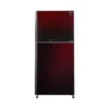 sharp-refrigerator-no-frost-396-litres-red-glass-color-sj-gv48grd-angle1