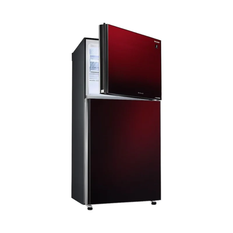 sharp-refrigerator-no-frost-396-litres-red-glass-color-sj-gv48grd-angle3