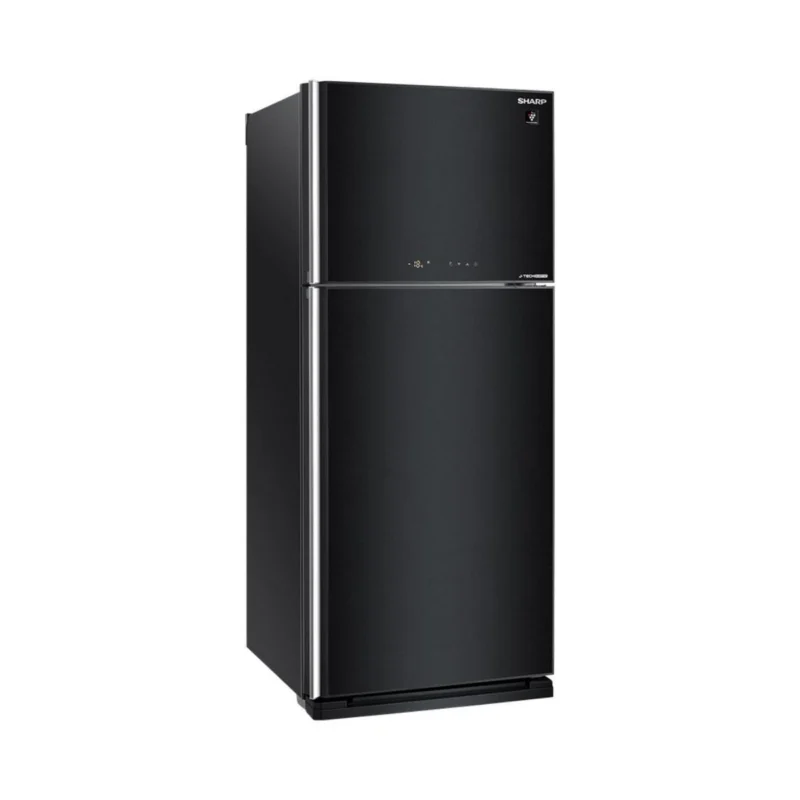 sharp-refrigerator-no-frost-450-litres-black-glass-color-sj-gv58gbk-angle2