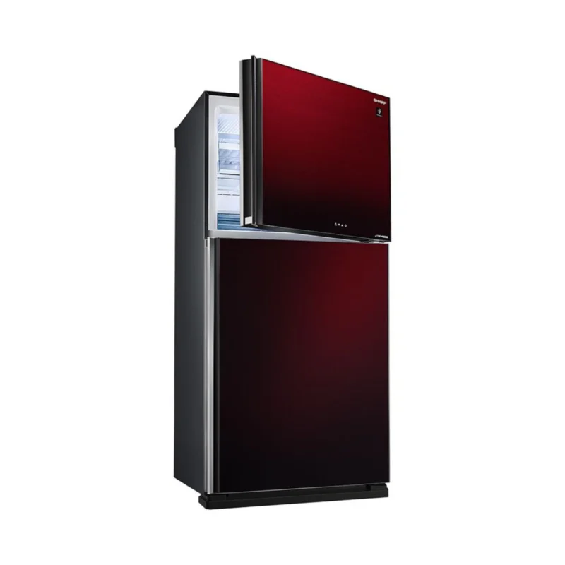 sharp-refrigerator-no-frost-538-litres-red-glass-color-sj-gv69grd-angle2