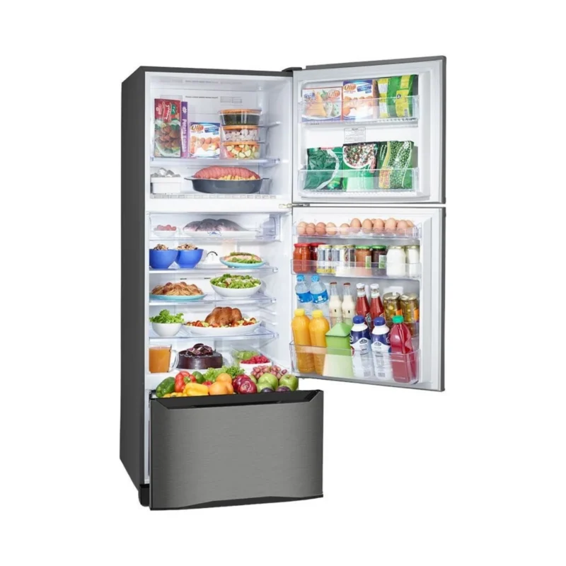 tornado-no-frost-refrigerator-capacity-351-litres-stainless-3-doors-model-rf-45ft-dst-angle5