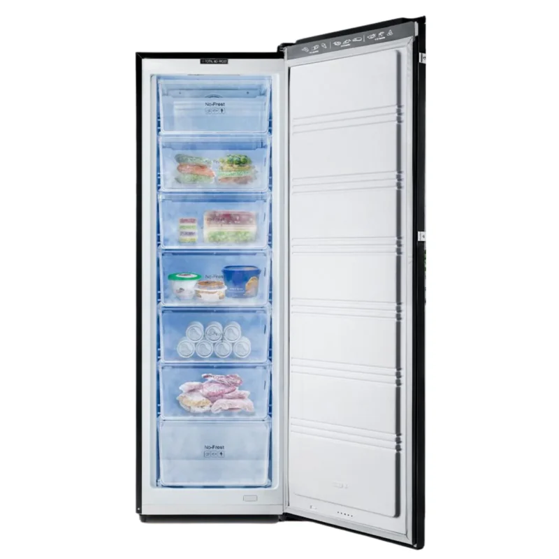 fresh-deep-freezer-5-vertical-drawers-silver-model-l250s-angle2