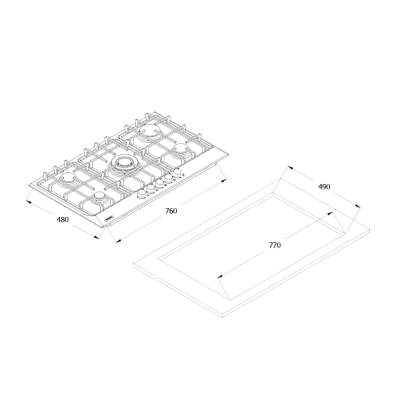 fresh-stainless-steel-built-in-cooker-hafr90cms-angle2