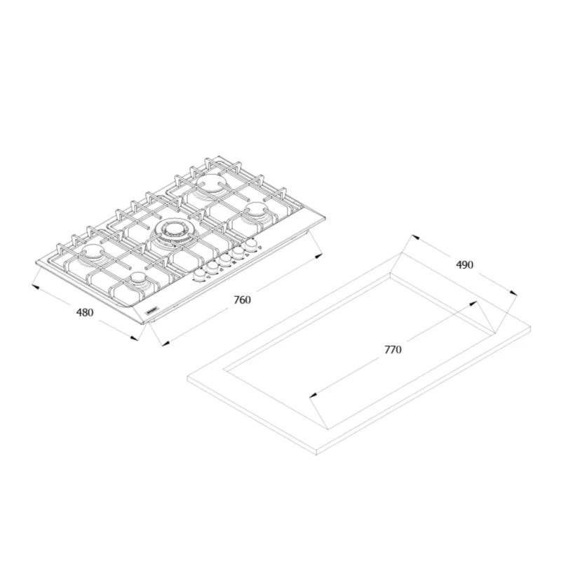 fresh-stainless-steel-built-in-cooker-hafr90cmsc1-angle1