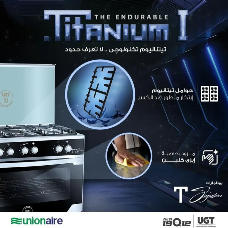unionaire-gas-stove-5-burners-touch-control-and-warming-drawer-signature-angle3
