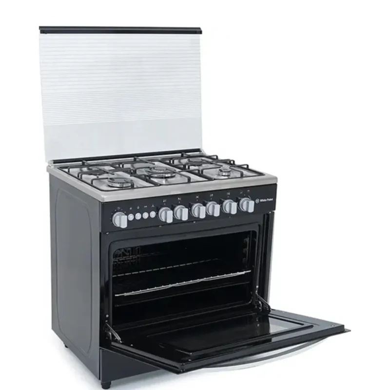 white-point-gas-cooker-5-burners-practical-performance-stainless-surface-wpgc8060bxtfsan-size-8060-warming-drawers-full-safety-angle3