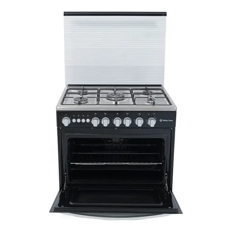 white-point-gas-cooker-5-burners-practical-performance-stainless-surface-wpgc8060bxtfsan-size-8060-warming-drawers-full-safety-angle4