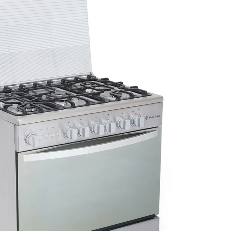 white-point-gas-cooker-5-burners-self-ignition-wpgc9060xfsa-stainless-steel-full-safety-warming-drawer-angle5