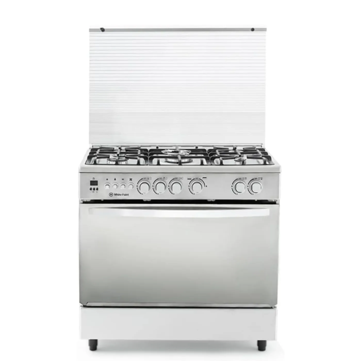 white-point-gas-cooker-5-burners-stainless-steel-wpgc9060xcfsdam-mirror-door-oven-fan-warming-drawer-full-safety-angle1 white-point-gas-cooker-5-burners-stainless-steel-wpgc9060xcfsdam-mirror-door-oven-fan-warming-drawer-full-safety-angle1