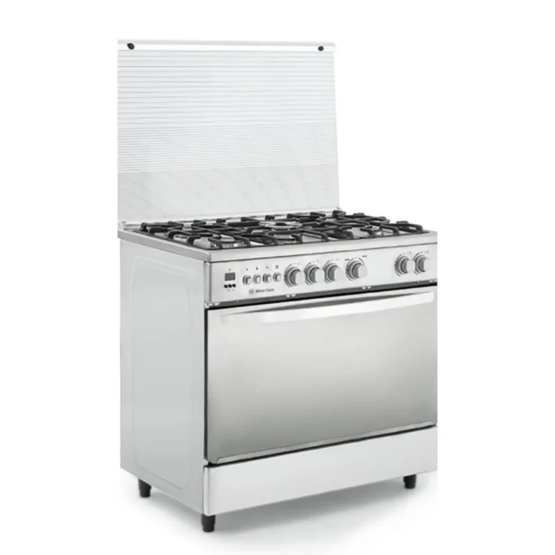 white-point-gas-cooker-5-burners-stainless-steel-wpgc9060xcfsdam-mirror-door-oven-fan-warming-drawer-full-safety-angle2