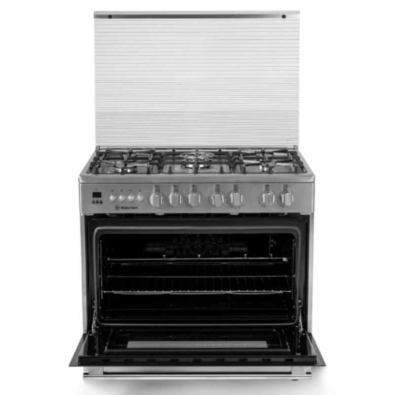 white-point-gas-cooker-digital-display-and-thermostat-5-burners-wpgc9060xtocfsdca-stainless-steel-cooling-fan-warming-drawer-full-safety-angle2