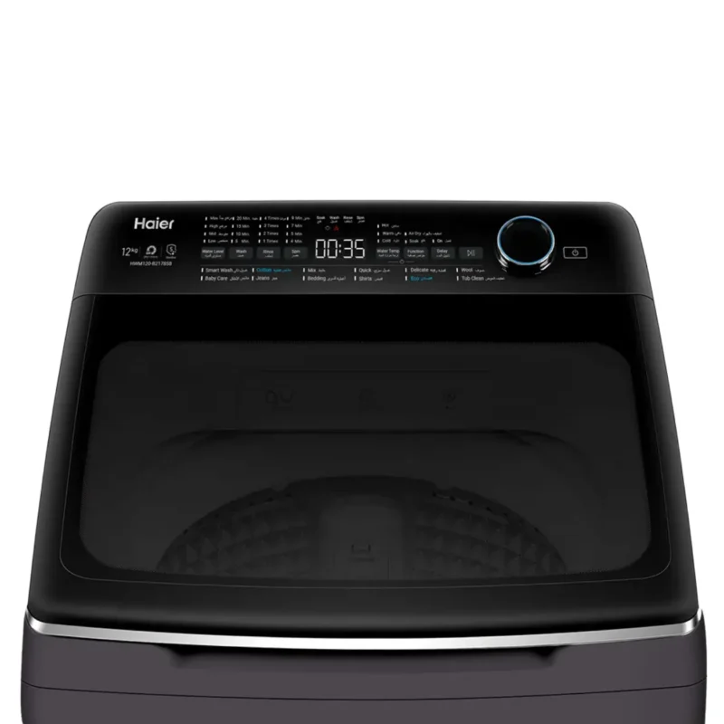 haier-washing-machine-12-kg-top-automatic-inverter-dark-silver-rear-control-panel-hwm120-b2178s8-angle3