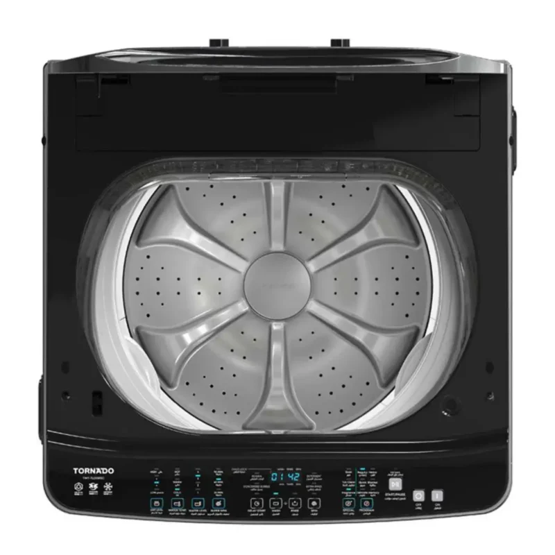 tornado-washing-machine-15-kg-top-automatic-inverter-with-pump-stainless-with-chrome-handle-twt-tld15rsc-angle3