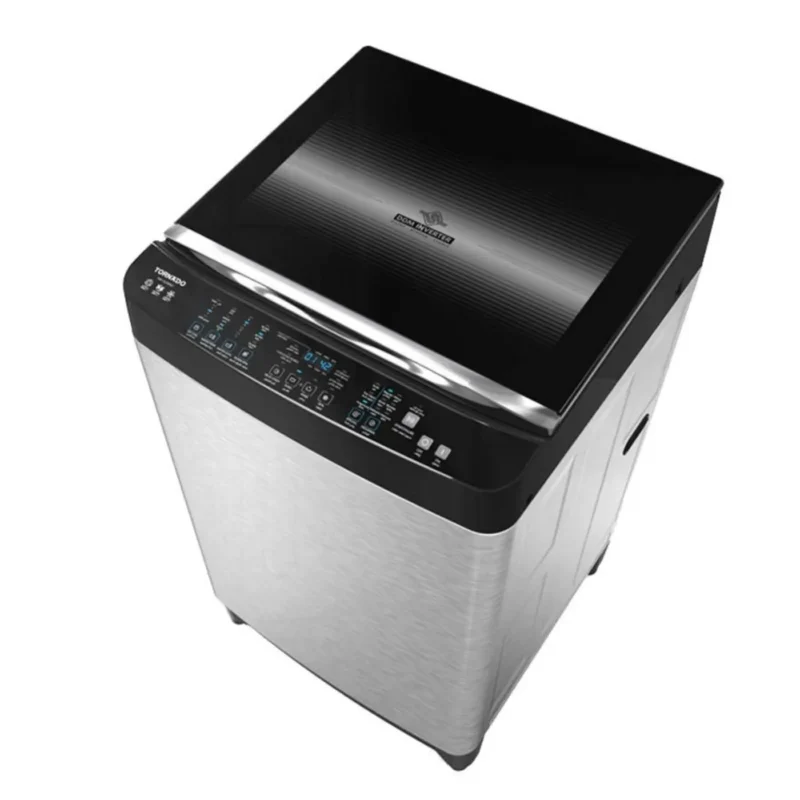 tornado-washing-machine-17-kg-top-automatic-inverter-with-pump-stainless-with-chrome-handle-twt-tld17rsc-angle2