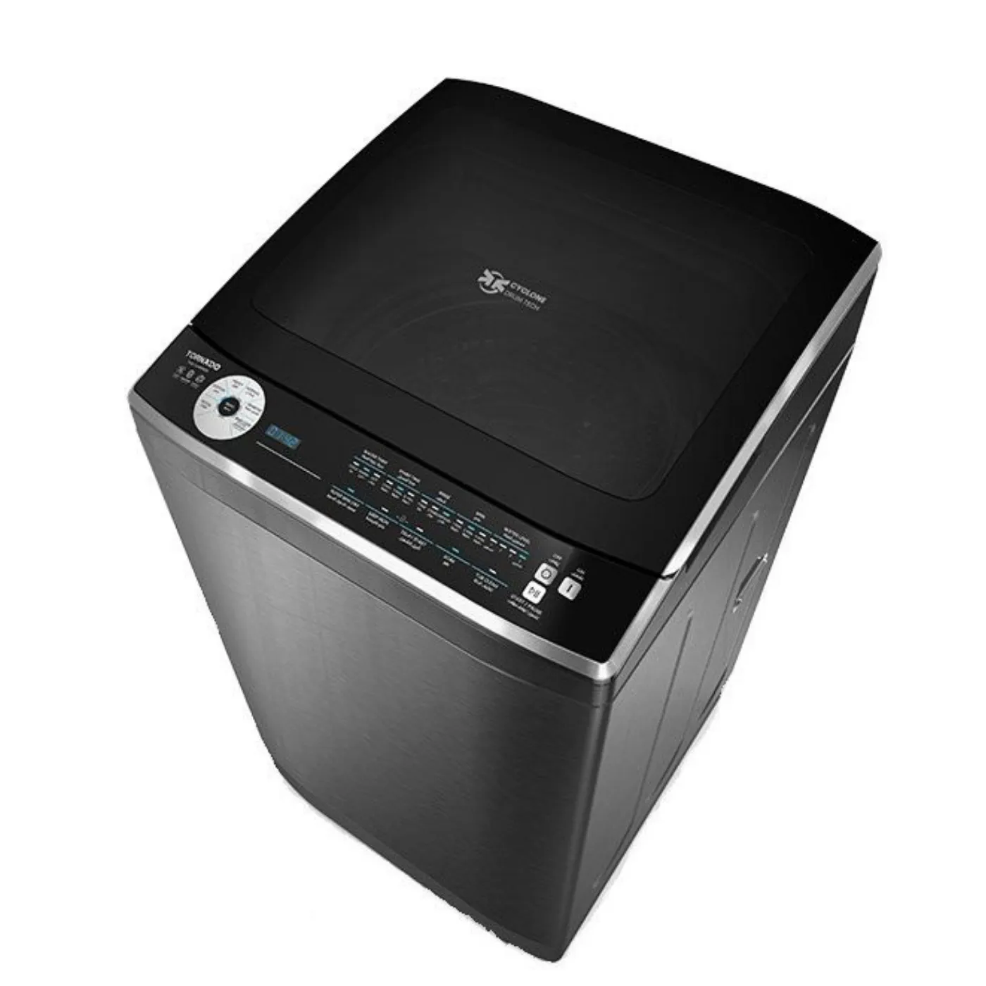 tornado-washing-machine-9-kg-top-automatic-with-pump-dark-silver-hydraulic-door-twe-tln09rds-angle1 tornado-washing-machine-9-kg-top-automatic-with-pump-dark-silver-hydraulic-door-twe-tln09rds-angle1