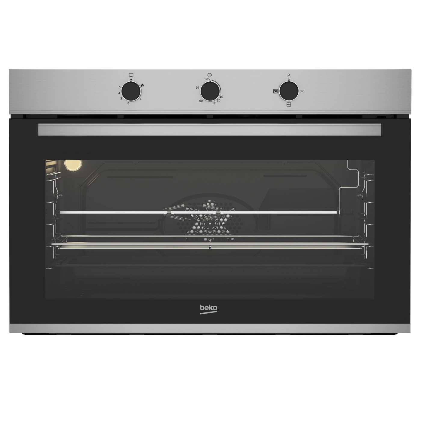 beko-built-in-gas-oven-90-cm-96-litres-stainless-steel-bbwht12104xs-angle1