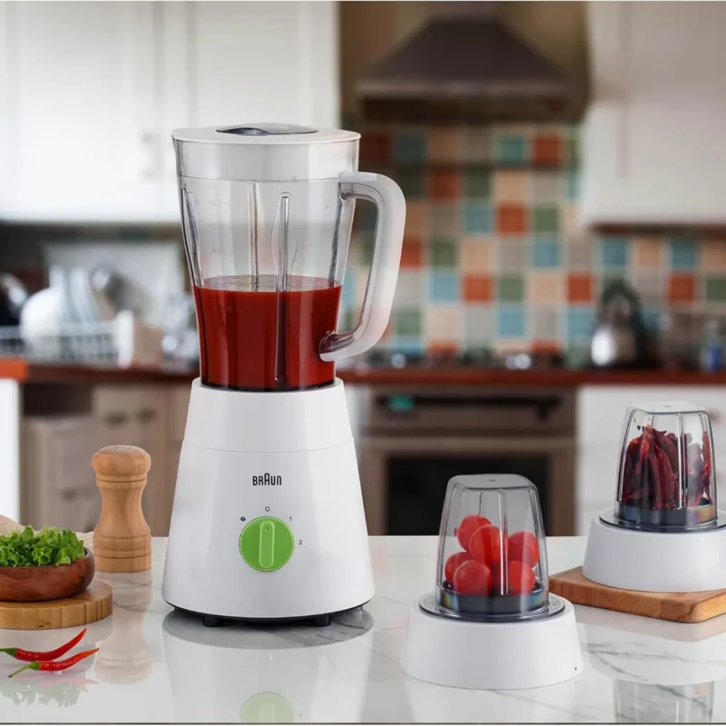 ⁦خلاط براون 1.5 لتر أبيض (JB0123WH) – 500 وات⁩ - الصورة ⁦8⁩