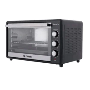 ⁦فرن فريش كهرباء 48 لتر كريستال أسود – موديل FR-4803RCL⁩ - الصورة ⁦2⁩