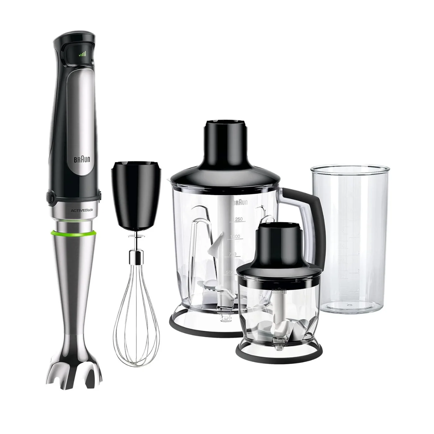 hand-blender-braun-multiquick-7-1000w-mq7045x-angle1 هاند بليندر براون مالتي كويك 7 1000 واط (MQ7045X) - الصورة 1