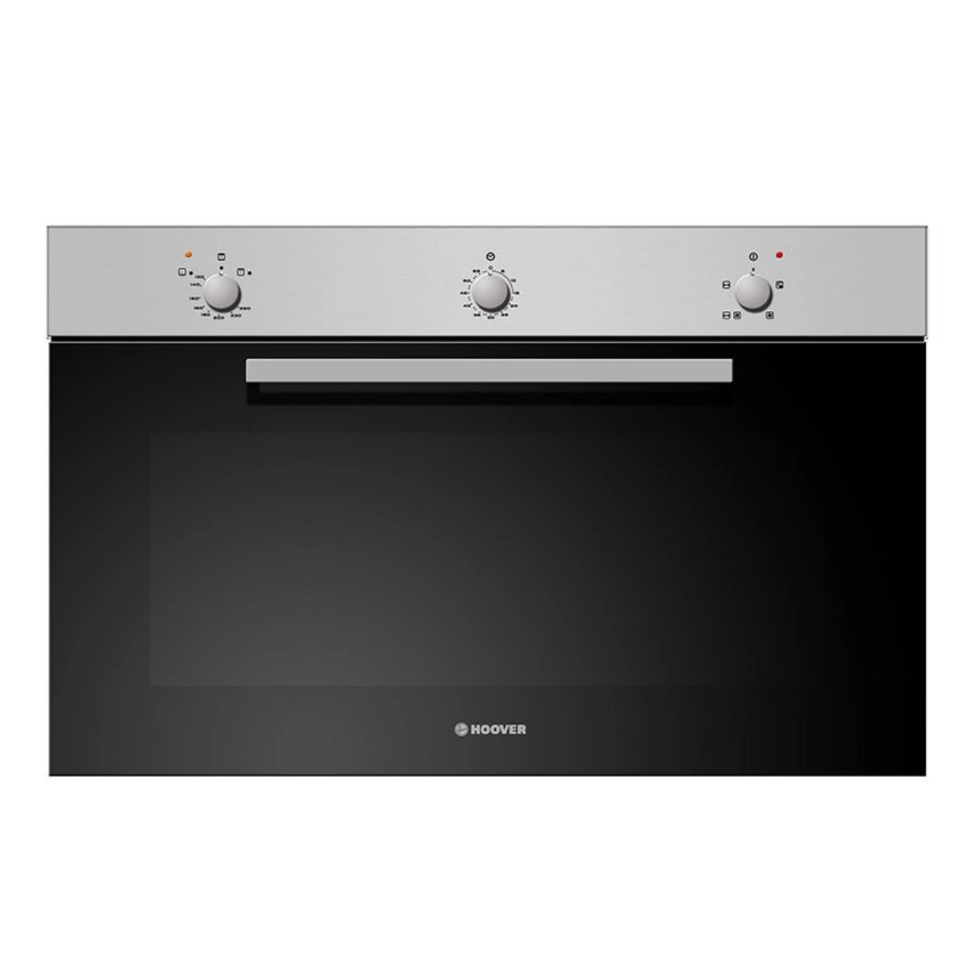 hoover-built-in-gas-oven-90cm-93l-italian-stainless-x-black-hggf93-angle1