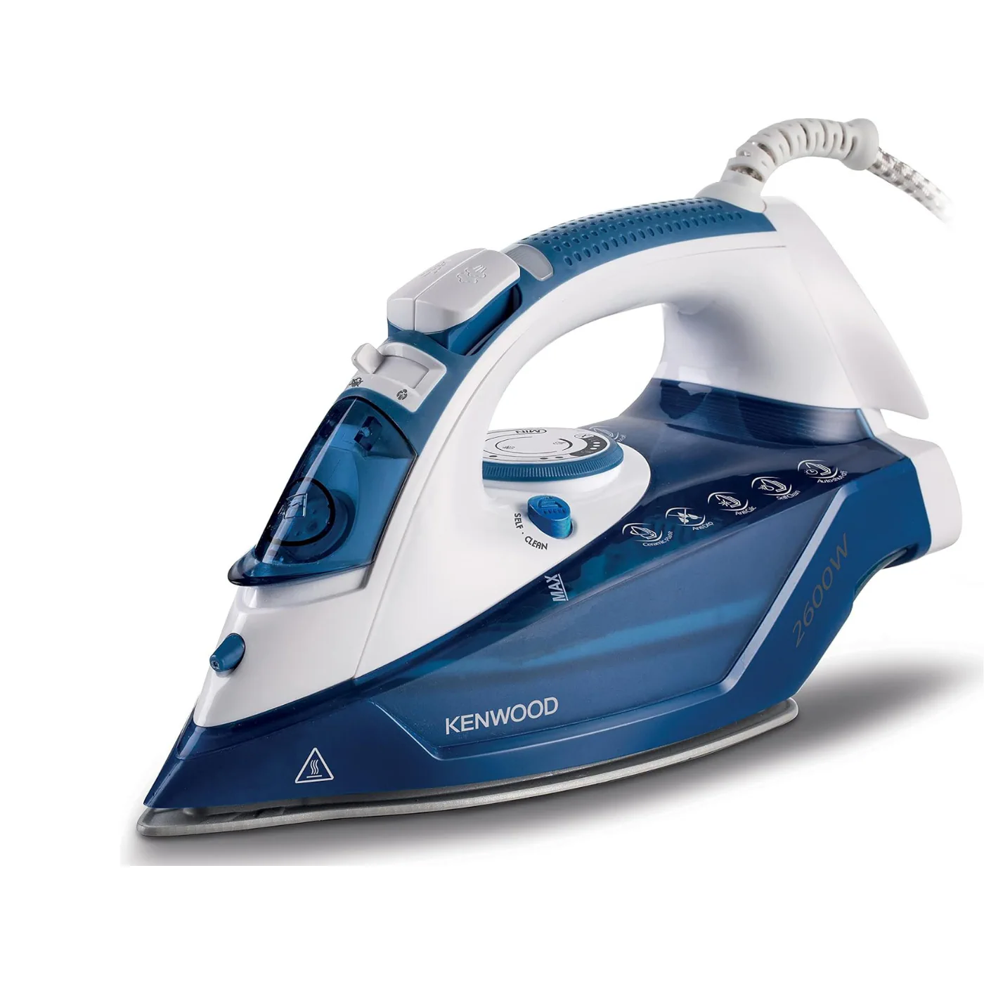 kenwood_steam_iron_2600w_stp75-angle1 مكواة بخار كينوود 2600 وات (STP75) - الصورة 1