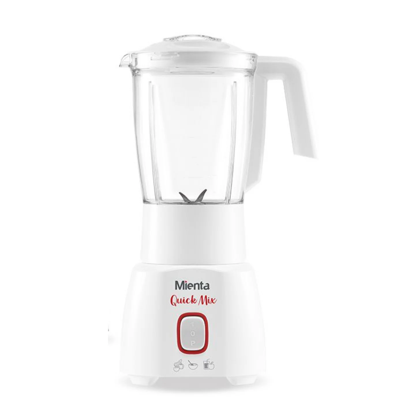 mianta-quick-mix-blender-15l-white-bl1261a-400w-angle1 خلاط ميانتا Quick Mix 1.5 لتر أبيض (BL1261A) – 400 وات - الصورة 1