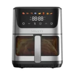 اير فراير سوكاني 8.5 لتر أسود × فضي (SK-10107) – 2000 واط