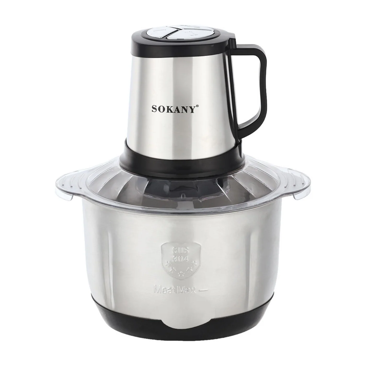 sokany-chopper-5l-800w-sk-7015n-angle1 كبة سوكاني 5 لتر 800 وات SK-7015N - الصورة 1