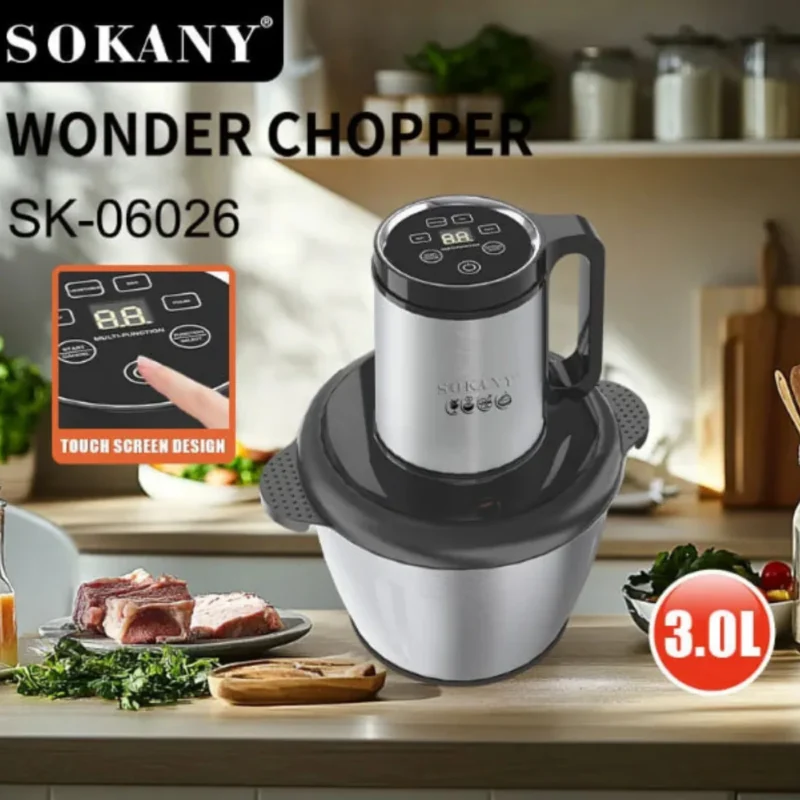 ⁦كبة سوكاني ديجيتال 3 لتر 600 وات SK-06026⁩ - الصورة ⁦2⁩