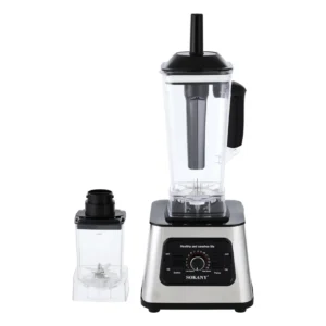 ⁦خلاط سوكاني 2.5 لتر أسود × فضي (SK-999) – 6000 وات⁩ - الصورة ⁦3⁩