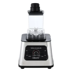 ⁦خلاط سوكاني 2.5 لتر أسود × فضي (SK-999) – 6000 وات⁩ - الصورة ⁦4⁩