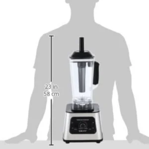 ⁦خلاط سوكاني 2.5 لتر أسود × فضي (SK-999) – 6000 وات⁩ - الصورة ⁦6⁩