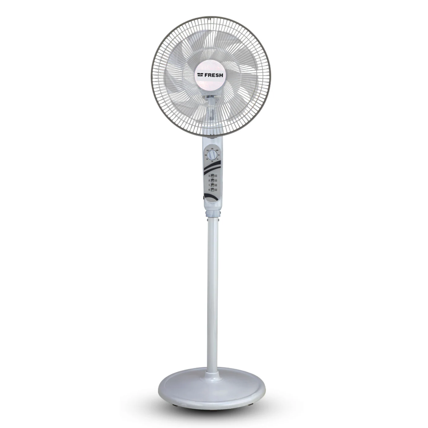 fresh-16-inch-stand-fan-turbo-piano-white-angle1 مروحة ستاند فريش 16 بوصة – تربو بيانو أبيض - الصورة 1