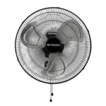 مروحة حائط فريش 18 بوصة صناعية أسود